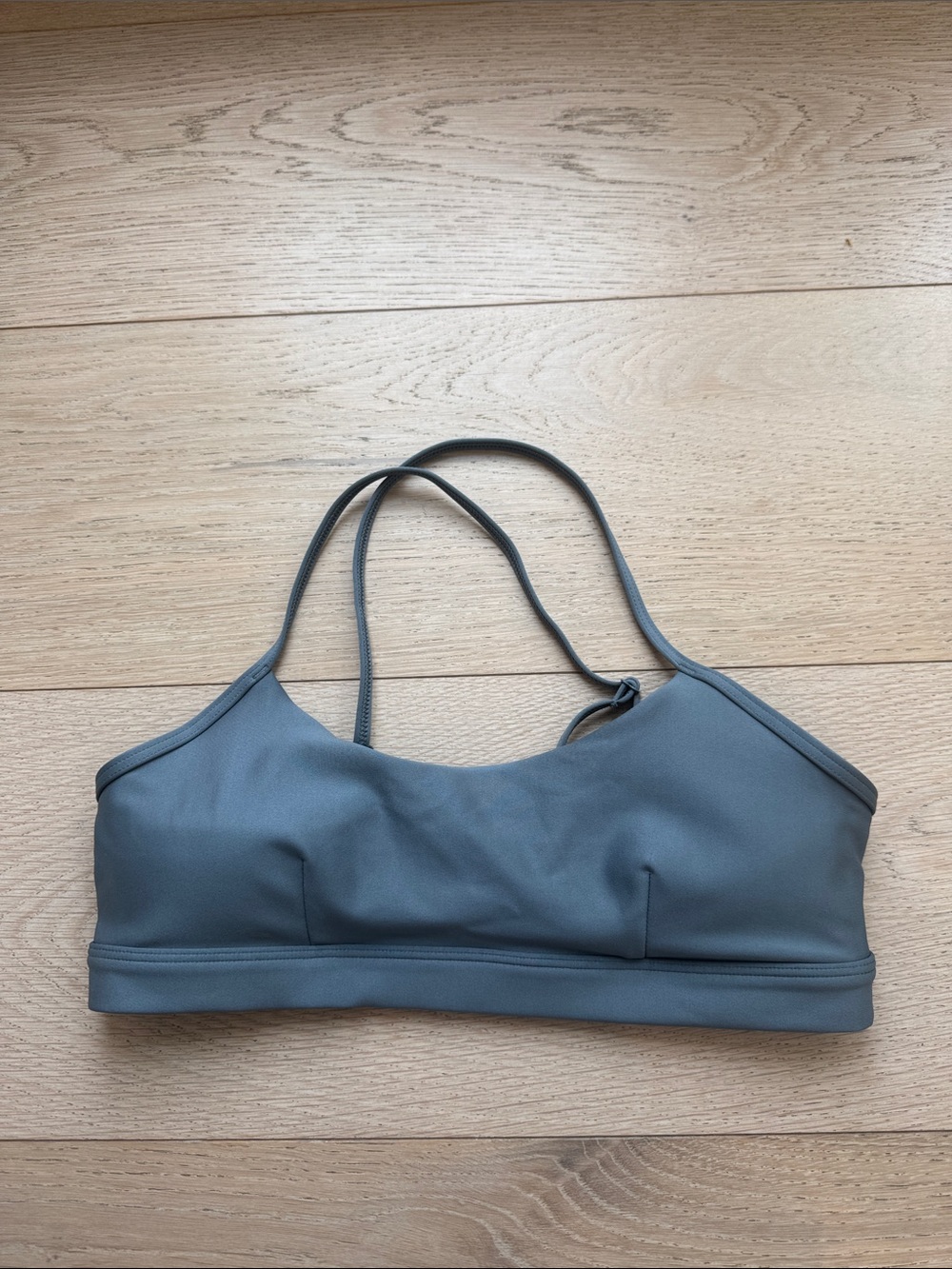 ALO Yoga Strappy Sports Bralette - Slate